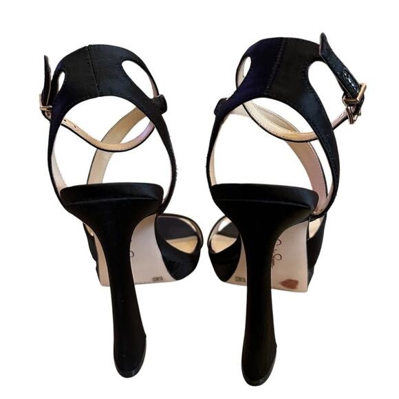 Jessica Simpson Frisco Women's Black Strappy High Heel Sandals Size 6.5 - Picture 8 of 12